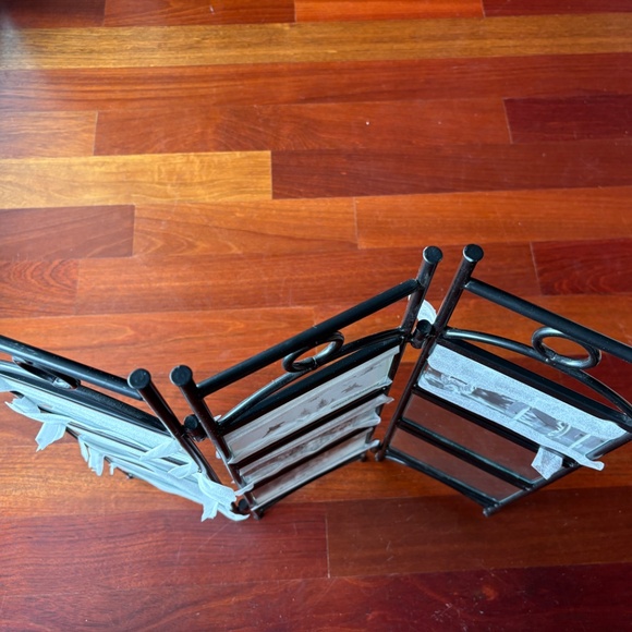 Black Rod 3 Panel Folding Photo Frame Screen - NWOT - Picture 3 of 9